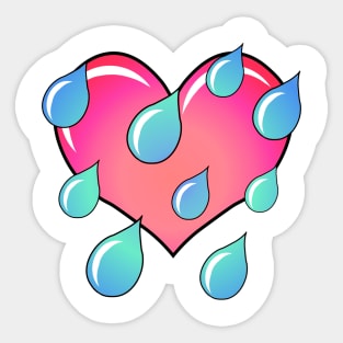 Weeping Heart Sticker